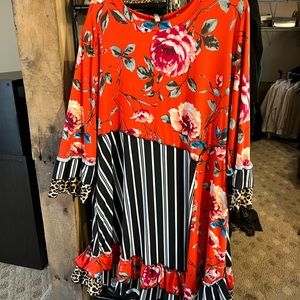 multi patterned shirts